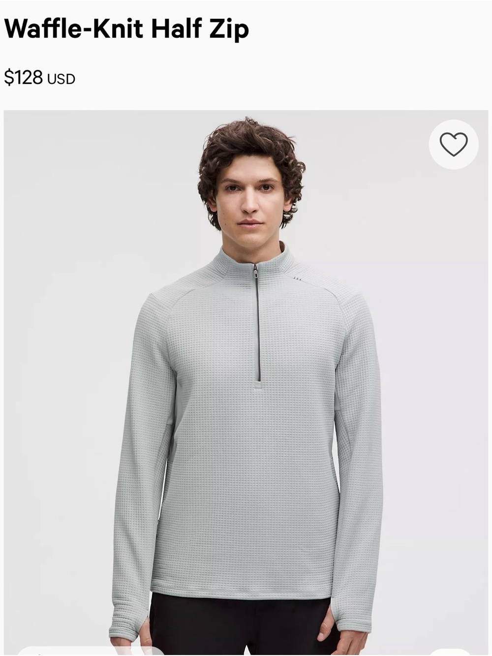 Men's Lululemon Pullover Jacket